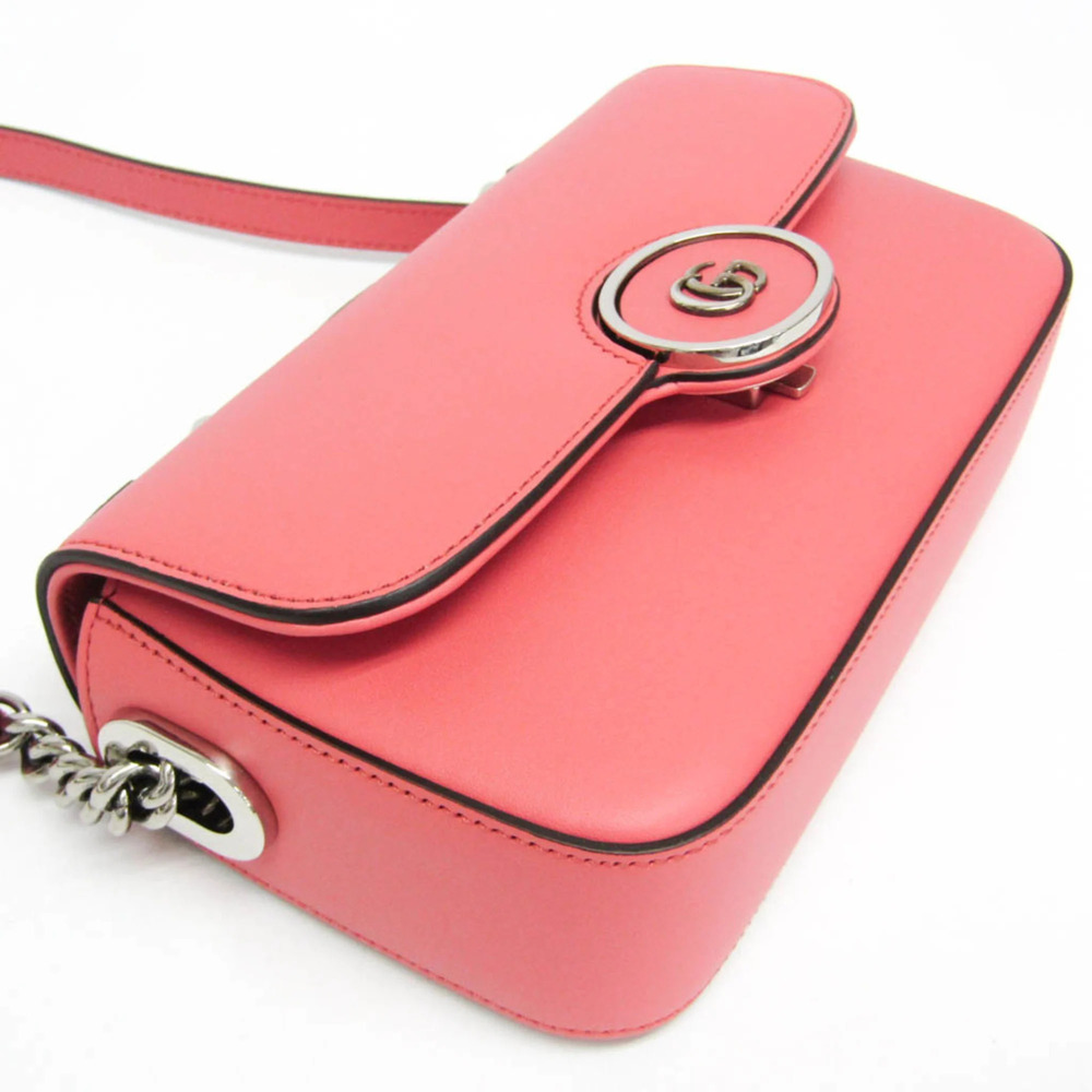 GUCCI Authentic Pink Leather Shoulder Bag - Picture 7 of 15